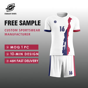 Camisetas de Fútbol de Impresión Digital de Alta Calidad, Personalizadas, Cómodas para Entrenamiento, 100% Poliéster, Ropa de Fútbol - Product Image 1