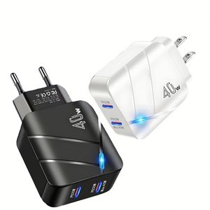 Wholesale 40W <b>Fast</b> <b>Charging</b> Mobile Phone Adapter USB Type C Wall Power Charger for Phone With Box - Product Image 1