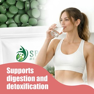 Comprimés de Spiruline et Chlorelle de Qualité Supérieure avec Vitamines, Biotine, Soutien Digestif et Détoxifiant, Complément Minéral Naturel - Product Image 4