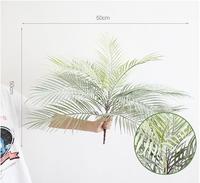 Plante Artificielle Faible MOQ Panneau Mural Luxe Autres Fleurs et Plantes Décoratives Créatives Fausses Décorations Auvent Fougères Artificielles