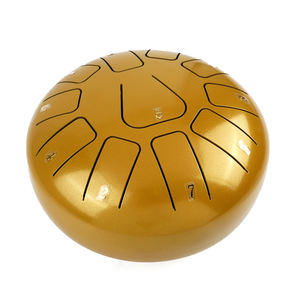 กลองเหล็กตีลิ้นเครื่องดนตรีสำหรับบำบัดเสียงสำหรับฝึกสมาธิกลองทำจากโลหะ - Product Image 2