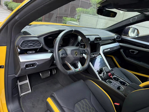 Coprisedili Auto Completi Personalizzati in Pelle Nera e Gialla per <span class=keywords><strong>Lamborghini</strong></span> Urus 2018-2026 - Product Image 4