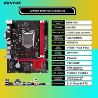 Carte mère de bureau GINYUE B85M-VDH M-ATX, socket LGA1150, 2x DDR3 Max 16 Go, M.2 NVMe DVI VGA, prend en charge les processeurs de 4e génération