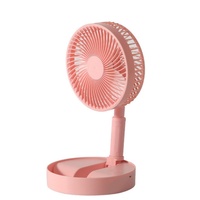 Nouveau ventilateur électrique multifonctionnel 7200mah rechargeable mini pliable télescopique au sol faible bruit ventilateur d'été pour la maison