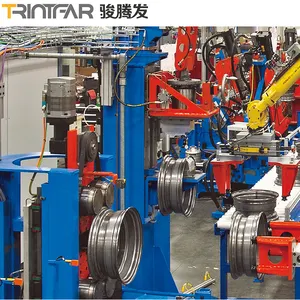 Stalen Velg Rolvormmachine Voor Autotractoren Vrachtwagens Automatische Lasproductielijn
