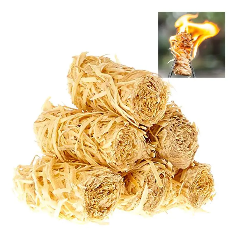 Camping BBQ Fire Starter Grill Chimenea Estufa de madera y pellets Tumbleweed Fire Tinder Wood Carbón natural Fire Starter