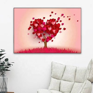 XIXI Acrylic Customized <b>Canvas</b> DIY Art Paintings with Irregular Shape and <b>Frame</b> Round Diamond Painting - Product Image 2