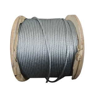 6X36 IWRC 1960N/MM2 롤 19MM 20MM 도금 와이어 로프 - Product Image 1