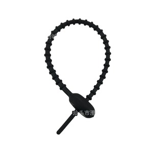 Colorful Soft Rubber Cable Tie 15Cm Releasable For Felt Hanging Strap And Non Woven Fabric Pendant Diy Keychain - Product Image 5
