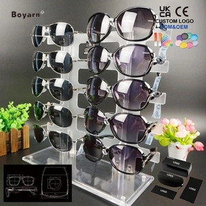 ชั้นวางแว่นตา Boyarn แบบสองแถว สำหรับแว่นตา 10 คู่ ที่วางโชว์แว่นตาแบบใส - Product Image 4