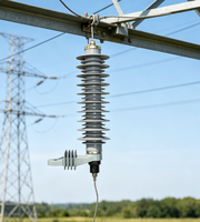 Parafoudre composite 30 kV à boîtier métallique pour lignes à oxyde métallique