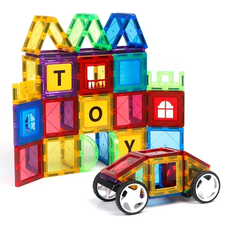 Magnets for Kids STEM Learning Toys 3D Building Magnetic Blocks Construction Magnet Toys for 3 Years Old Boys and Girls