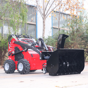 Remote Winter Mini Skid Steer Loader Gasoline Engine PLC High Load Moment Portable Motor Bearing Pump - Product Image 3