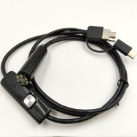Module de caméra endoscopique industrielle Pixmoteur PE-U21250-C10 5MP à mise au point automatique, diamètre 12 mm, USB, étanche, boroscope 1944x2592px