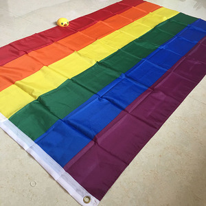 Drapeaux LGBT <span class=keywords><strong>Gay</strong></span> Pride de qualité supérieure 3x5ft Rainbow Flag Drapeaux bisexuels transgenres - Product Image 6