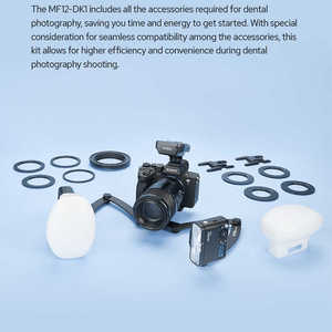 Support flexible MF-DB Godox <span class=keywords><strong>pour</strong></span> deux flashs de <span class=keywords><strong>macro</strong></span> dentaires MF12 Accessoire de studio <span class=keywords><strong>photo</strong></span> - Product Image 5