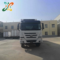 Camion Sinotruck Howo pour le transport de produits congelés et de poisson, 380 CV, 10 tonnes, camion frigorifique, caisse frigorifique, camion frigorifique 6x4