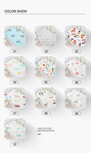 Colcha de algodón acolchada bordada blanca para niños - Product Image 6