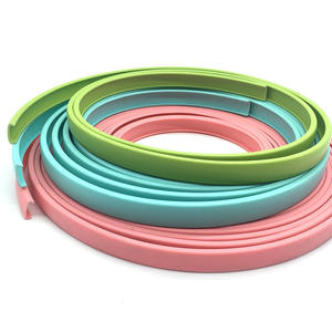 شريط حماية حواف مرن من المطاط، شريط حواف من البي في سي على شكل حرف U لتزيين حواف الأثاث والطاولات - Product Image 2