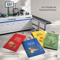 Machine d'impression numérique entièrement automatique portable pour sacs en papier CSJ-297ZD, sans fabrication de plaques, imprimante en une seule passe