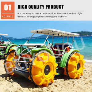 จักรยานน้ำขายดีที่สุด รุ่น Aqua Cycle 4 ล้อใหญ่ สำหรับเด็กและผู้ใหญ่ เรือถีบน้ำ จักรยานน้ำสามล้อ - Product Image 2