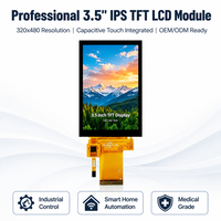 Module d'affichage LCD TFT IPS 3,5 pouces 320x480, interface SPI, pilote IC ILI9488, écran tactile capacitif