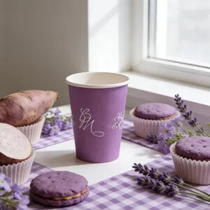 Gobelets en carton jetables de 9 oz, type simple, à une couche, pour café, bubble tea, vin, jus, contenants à boisson, 1000 pièces par carton - Product Image 4
