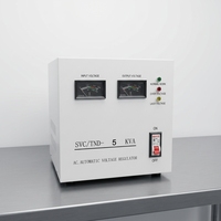 Régulateur de tension automatique monophasé AC SVC/TND 5-30KVA avec moteur servo en cuivre, entrée 90V-260V, certifié CE/ISO9001