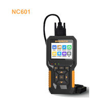 HUMZOR NexzCheck NC601 Escáner de Códigos OBD2 para Gasolina y Diésel de 12V y 24V, Comprobación de Listas I/M, Análisis de Emisiones, Análisis de Combustible, Prueba de Batería