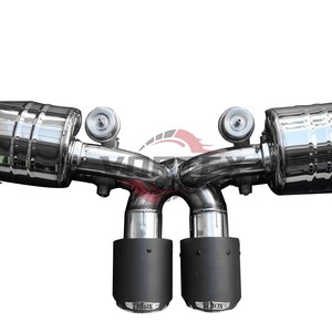 Échappement Valvetronic à haute fréquence Vortex pour Porsche 911 991 GT3 4.0L en acier inoxydable avec système sonore F1 Racing - Product Image 6