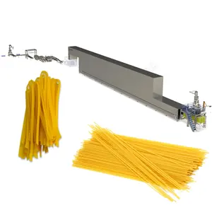 Máquina automática para hacer pasta superventas, línea de producción comercial de fideos instantáneos, línea de procesamiento de espagueti de Italia