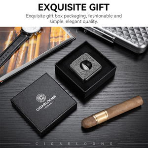 CIGARLOONG Porte-aiguille multifonctionnel en acier inoxydable à lame tranchante pour perceuse à cigares cachée avec emballage dans boîte-cadeau - Product Image 5