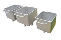 SUS 304 200L viande sauter chariot de voiture machine de levage en acier inoxydable chariot à viande chariot buggy