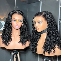 Parrucche Bob Corte con Riccioli Birmani Economiche, Parrucche Frontali in Pizzo HD con Capelli Umani, Parrucche Full Lace in Capelli Umani all'Ingrosso per Donne Nere