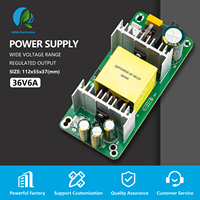 Alimentation à découpage à cadre ouvert 216W 36V 6A SMPS AC-DC sur carte PCB, haute efficacité, garantie 2 ans pour servomoteur CNC et LED