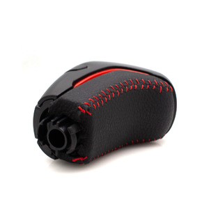 Toyota Tacoma Leather Gear <b>Shift</b> <b>Knob</b> Red Stitching Ergonomic Interior Accessory - Product Image 2
