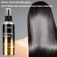 Spray pour les cheveux marque privée plus de brillance hydratant lissant anti-frisottis spray pour les cheveux hydratant sans rinçage après-shampooing