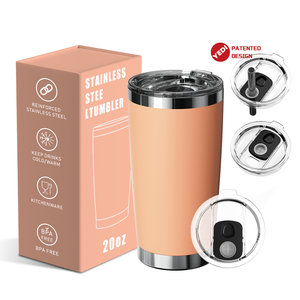 Personnalisé en vrac 10oz 20oz 30oz Tasse de voyage isolée à double paroi en acier inoxydable <span class=keywords><strong>Café</strong></span> Vin Bière - Product Image 4