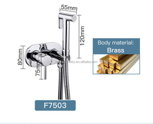 Wall Mounted Hung <strong>Bidet</strong> <strong>Shower</strong> <strong>Sprayer</strong> Hot Cold Water Handheld <strong>Bidet</strong> <strong>Sprayer</strong> for Toilet - Product Image 5