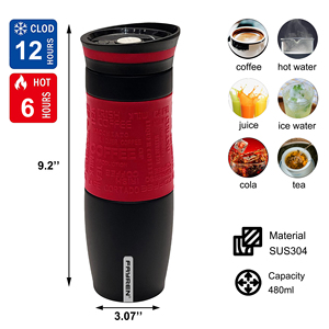2024 nouvelles tasses thermos à café isolées sous vide en acier inoxydable professionnelles personnalisées 100% étanches pour une utilisation en extérieur - Product Image 2