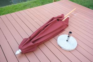 Paraguas cuadrado redondo blanco de gran tamaño para <span class=keywords><strong>patio</strong></span>, sombrilla para el sol con poste central, sombrilla para <span class=keywords><strong>patio</strong></span> al aire libre, - Product Image 5