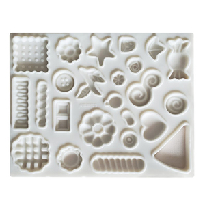 Stampo in Silicone per Torte e Fondente, 3D Rettangolare, 24 Varianti, Mini Cibo Finto Cartoon, Sandwich, Biscotti, Caramelle, <span class=keywords><strong>Dolci</strong></span>, Grafica Fai-da-Te - Product Image 5