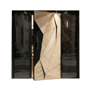 SUNZION Luxury Exterior Cast Aluminum Pivot <strong>Doors</strong> Villa Entrance <strong>Door</strong> Entry Security Main <strong>Door</strong> for Residential House - Product Image 5