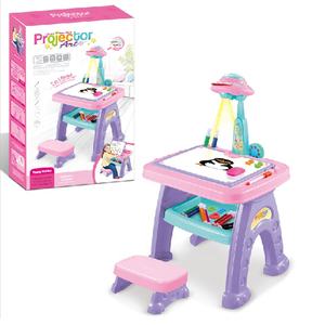 Proyektor Meja Proyeksi Anak-anak, Mainan Meja Belajar Papan Menggambar dengan Proyektor 2 Dalam 1 - Product Image 6