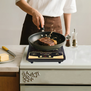 Thông Minh 2200W Duy Nhất Burner Cảm Ứng Nồi Điện Hiệu Quả Bếp Cảm Ứng Gốm Cho Hộ Gia Đình Ngoài Trời Nhà Bếp Sử Dụng Lẩu Au - Product Image 2