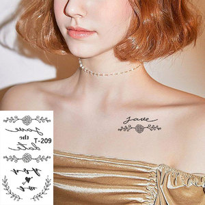 Adesivi per Tatuaggi Temporanei alla Moda per <span class=keywords><strong>Ragazze</strong></span>, Stampa a Colori Personalizzata di Piccole Dimensioni, Carta Impermeabile per Trasferimento ad Acqua, Pellicola PET - Product Image 5