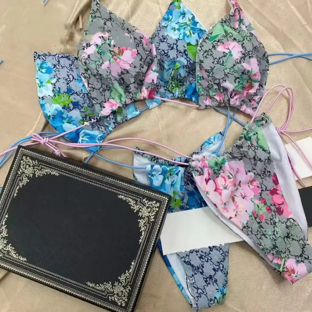 2024 diseñador famoso marca nueva llegada Sexy cintura alta una pieza trajes de baño diseñador Bikini traje de baño de lujo mujeres