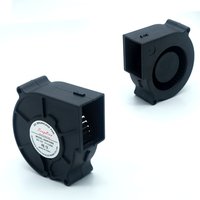 Ventilateur centrifuge 5V 12V 24V 48V 7530 avec fonction PWM, pour respirateur médical, stérilisateur, humidificateur, machine à barbecue, ventilateur CC 75X7
