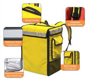กระเป๋าส่งอาหารแบบพกพา ทนทาน กันน้ำ กระเป๋าเก็บความร้อนแบบกำหนดเอง กระเป๋าเป้ส่งอาหาร กระเป๋าเก็บอุณหภูมิสำหรับส่งอาหาร - Product Image 2