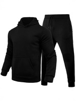 Ensemble de sport décontracté pour homme en nylon 100% transfrontalier, grande taille, coupe ample, avec cardigan à col montant et pantalon droit, pour le commerce extérieur